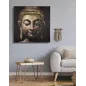 OBRAZ NA PŁÓTNIE BUDDA -B- 100X3X100 cm